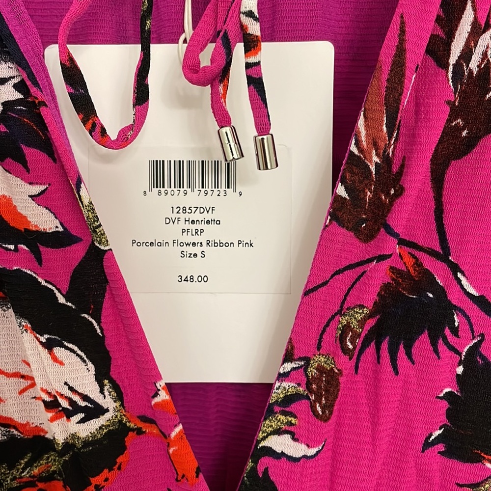 DVF Henrietta romper pink floral - Picture 4 of 6